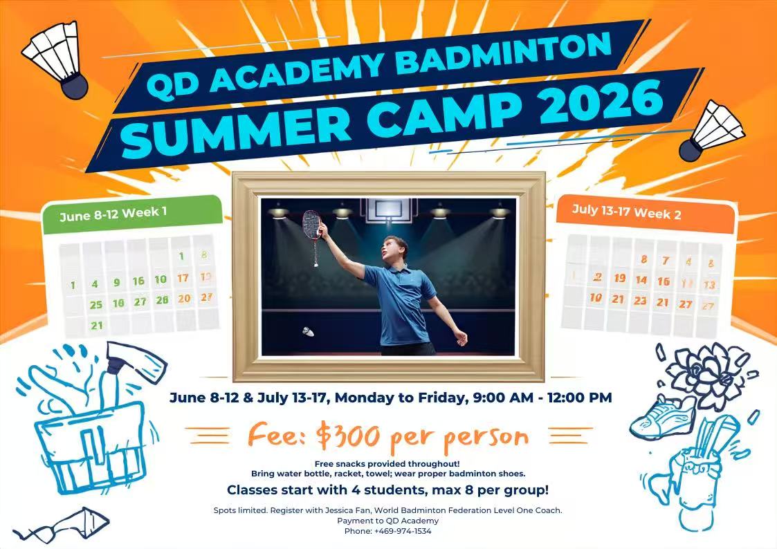 2026 Badminton Summer Camp